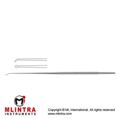 Rhoton Micro Dissector Round Shaped Stainless Steel, 18.5 cm - 7 1/4" Diameter 1.0 mm Ø